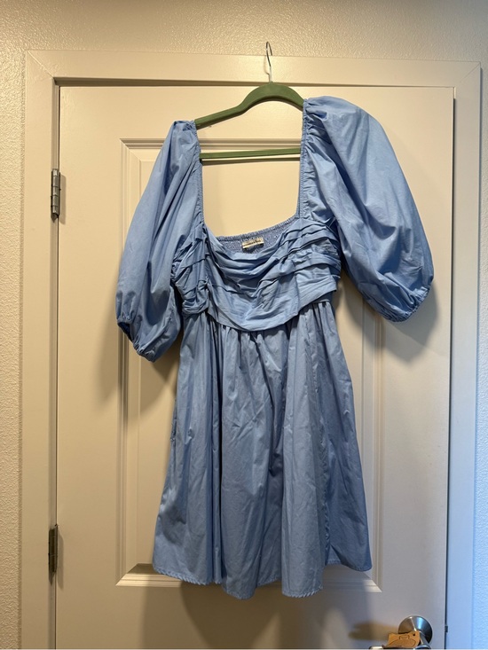 Abercrombie & Fitch Dresses & Skirts - Abercrombie & Fitch Light Blue Smocked Neck Top